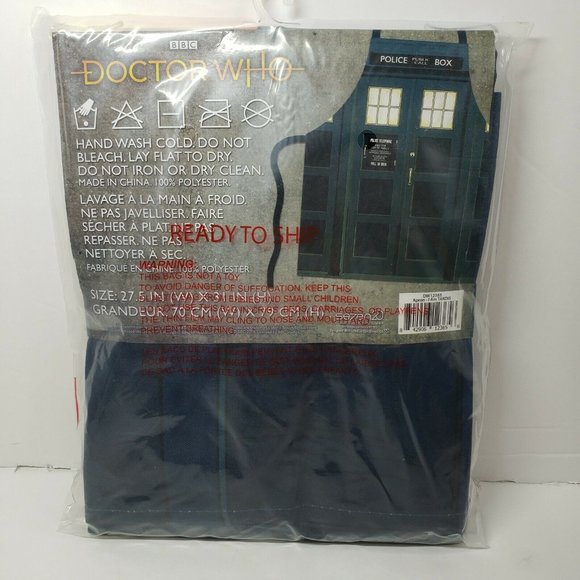 Doctor Who I Am TARDIS Apron BBC - Picture 3 of 4